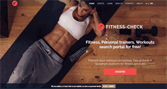 Desktop Screenshot of fitness-check.com